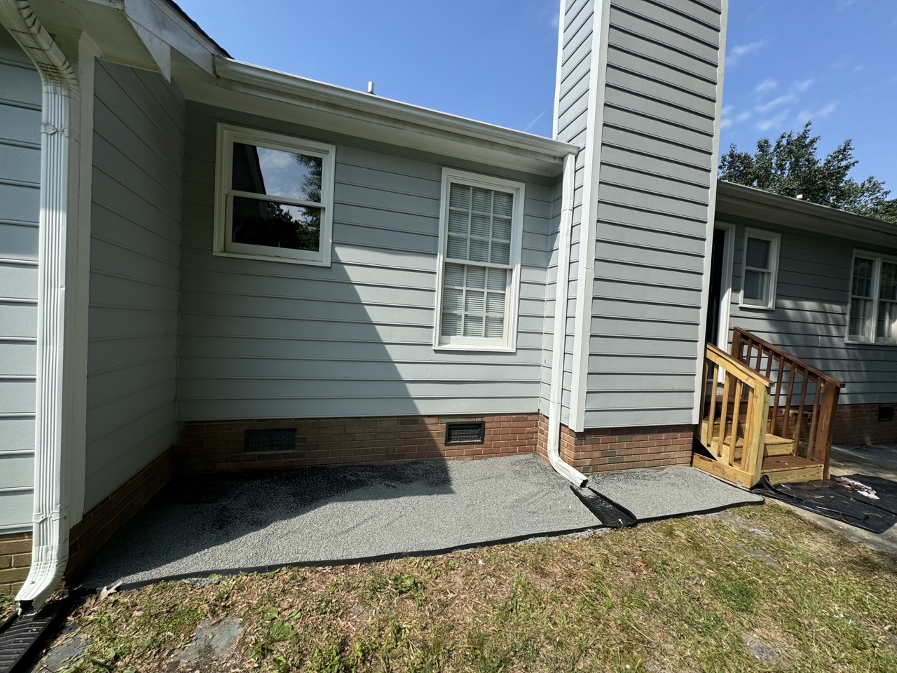 After — Site grading project