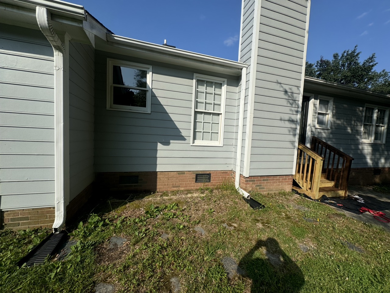 Before — Site grading project